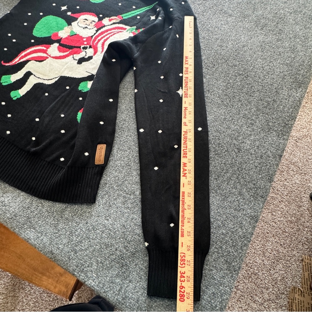 Tipsy Elves Santa Unicorn Ugly Christmas Sweater Galaxy XXL Funny - Picture 11 of 11
